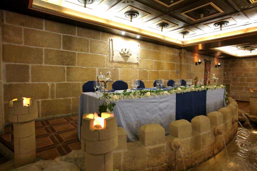Salon de bodas Don Quijote. Hotel Castillo Bonavia