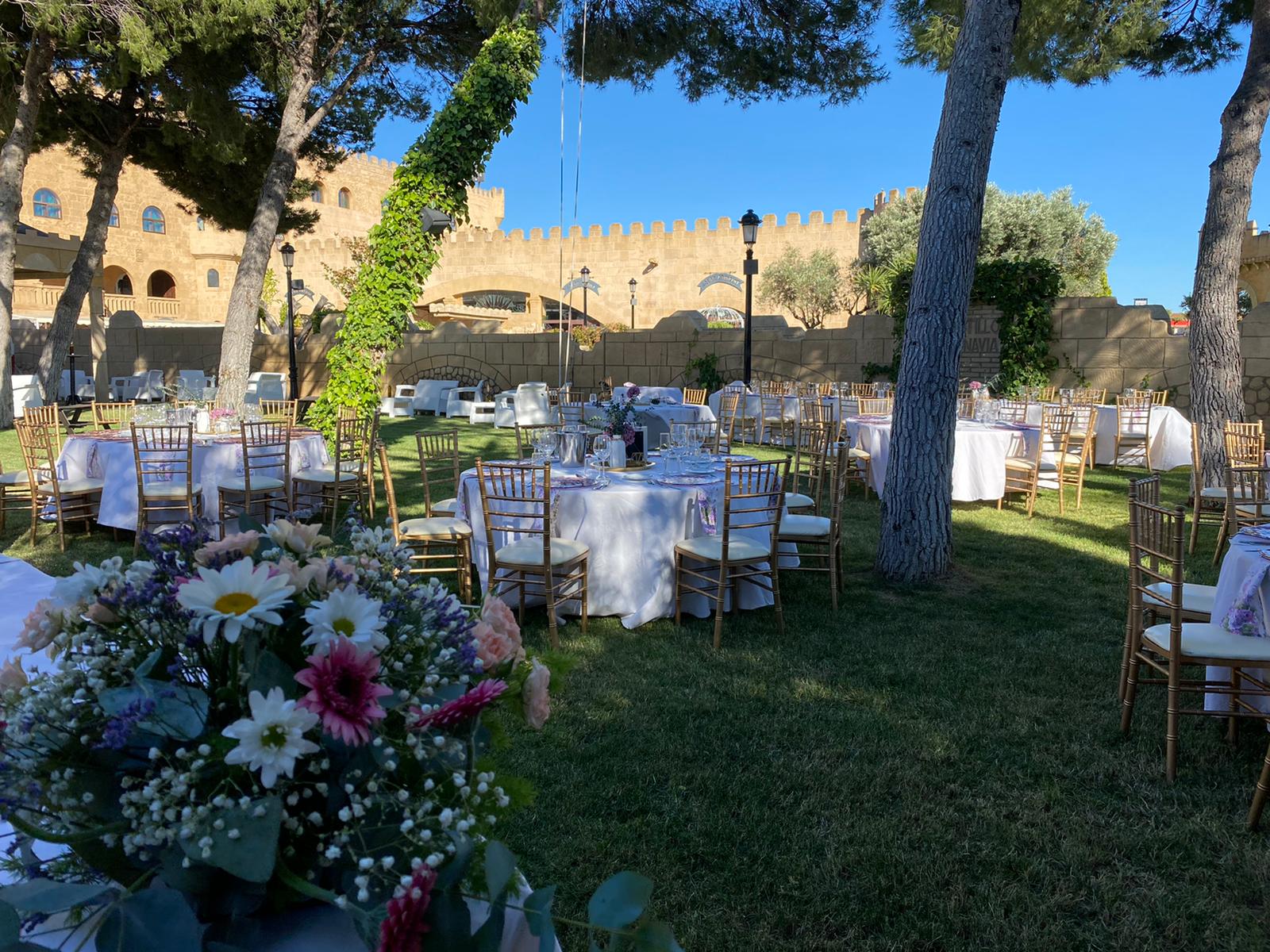 Boda y banquete al aire libre_Tu boda en Castillo Bonavia